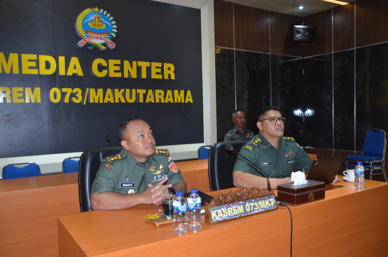 Kasrem 073/Makutarama Ikuti Seminar Nasional dari Direktorat Hukum TNI AD